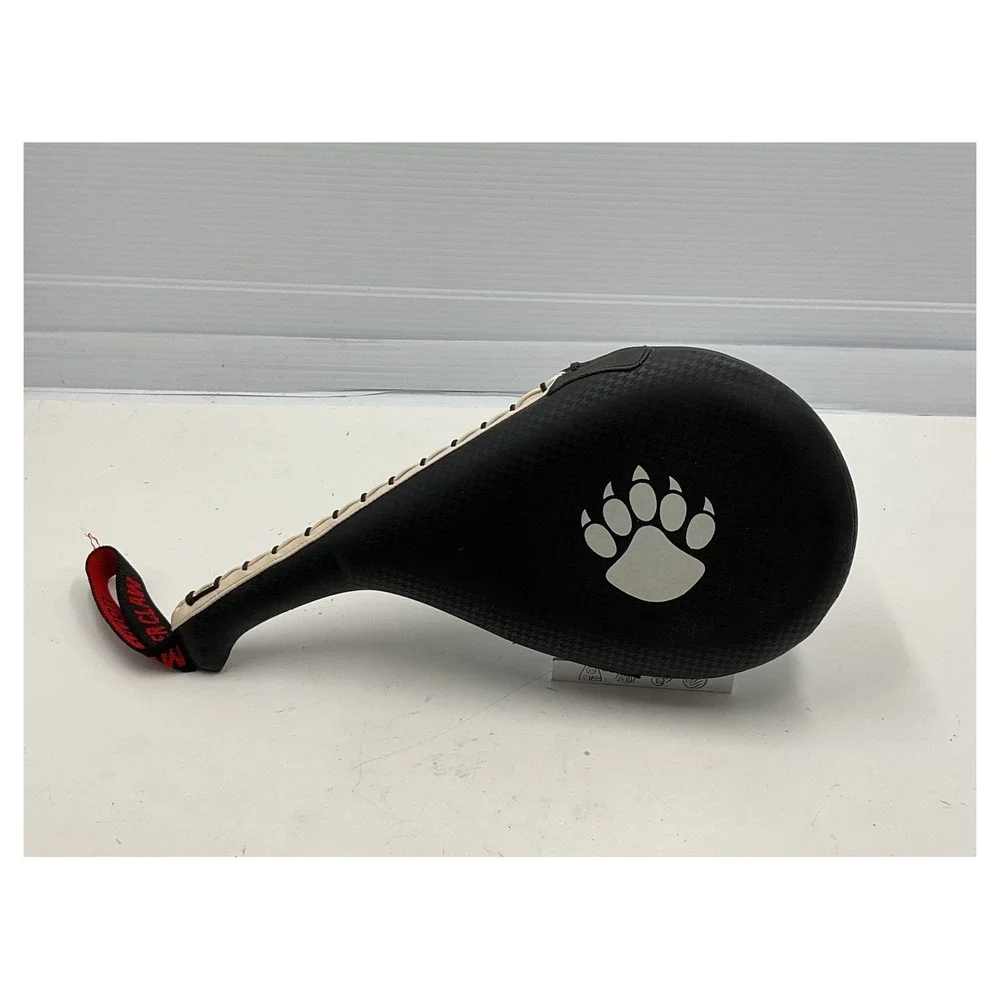 Tiger Claw Double Kick Target Pad Black Clapper Pad Taekwondo Karate MMA Trainin